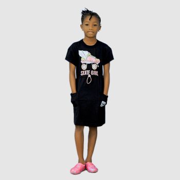 Robe skate girl - Noir - Gloss