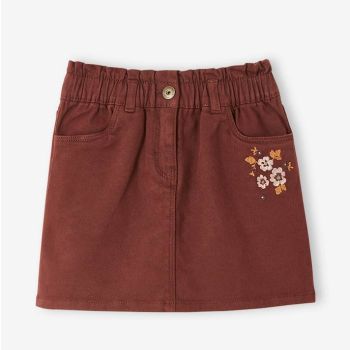 Mini jupe - Marron - Vertbaudet