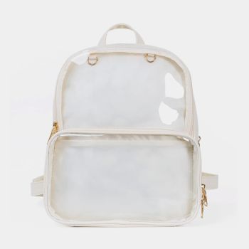 Sac à dos fille transparent 31 cm