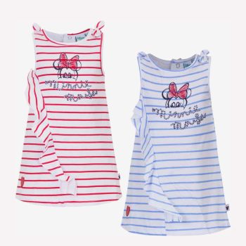 Robe à rayures fille Minnie Mouse - Multicolore - Disney 