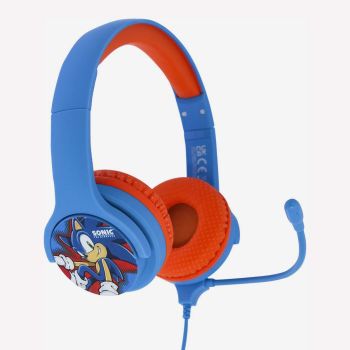 Casque audio + micro SONIC - Bleu/rouge 