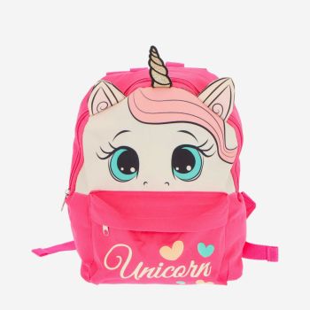 Sac à dos école Licorne 32 cm - Rose - Rainbow Unicorn