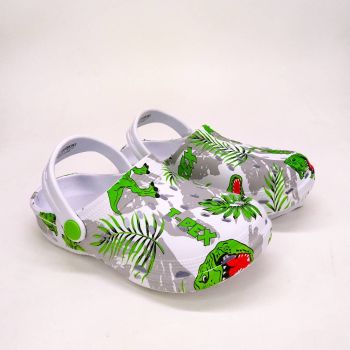 Crocs dinosaure T-rex - blanc/vert - LC Waikiki