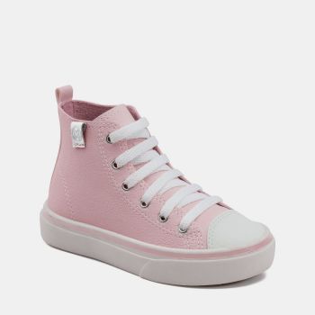 Baskets montantes pour fille - Rose - Klin