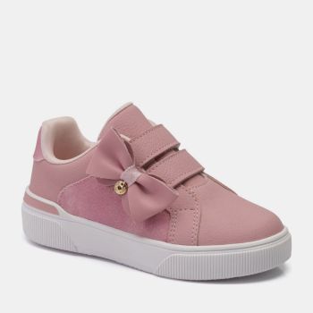 Baskets double scratch à nœud - Rose - Klin