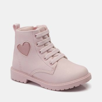 Bottes à lacets pour fille - Rose - Klin