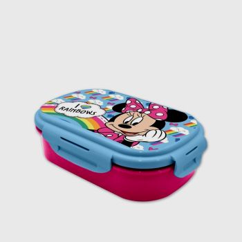 Boite à gouter minnie Arc en ciel - Rose/Bleu - Disney 