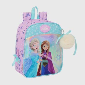 Sac à dos reine des neiges 27cm - Violet/Bleu -Disney
