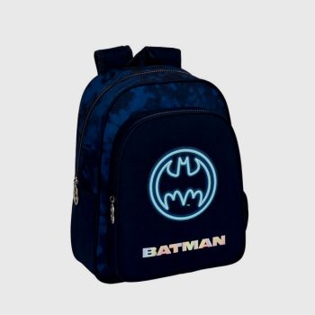 Sac à dos adaptable Batman 33 cm- Noir/Bleu - DC COMICS