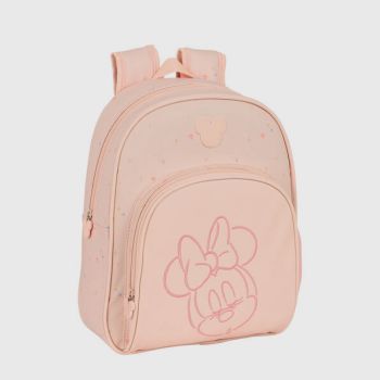 Sac école Minnie mouse 36cm- Rose clair - Disney