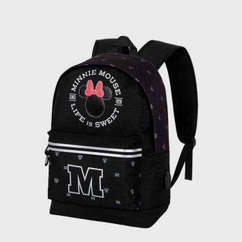 Sac école Minnie mouse 43 cm - Noir - Disney