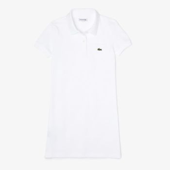 Robe polo - Blanc - Lacoste 
