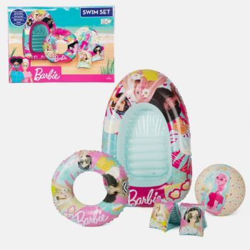 Kit de natation 4pcs Barbie - Multicolore - Barbie