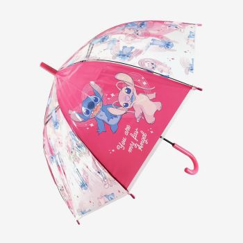 Parapluie transparent lilo & Stitch - Rose - Disney 