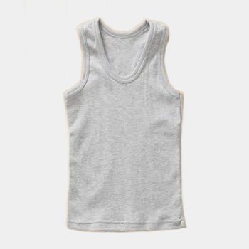 Débardeur garçon en coton - Gris