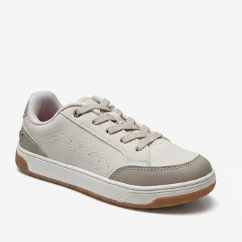 Sneakers lacées - Nlanc/Taupe - KIDY