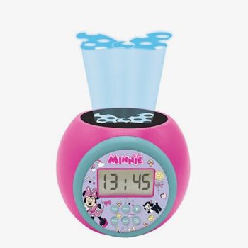 Réveil projecteur minnie mouse - Rose - Disney