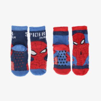 Lot de 2 paires de chaussette antidérapantes Spiderman - Multicolore  