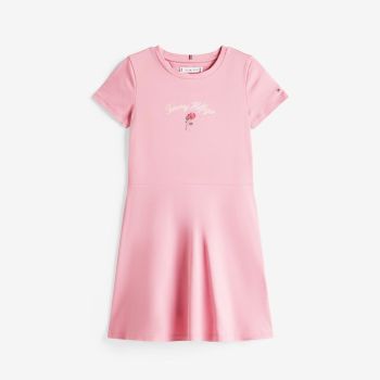 Robe simple fille - Rose - Tommy Hilfiger
