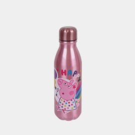 Gourde aluminium 600 Ml Peppa Pig - Rose - Disney