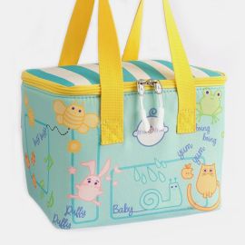 Sac isotherme pique-nique à motif animaux - Turquoise- Milkandoo 